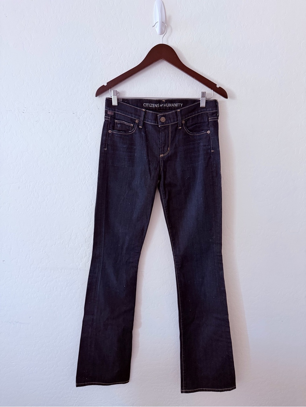 Citizens of Humanity Kelly Low Rise Bootcut Jeans Size 27 Dark Wash